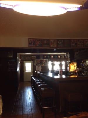 Inside the bar