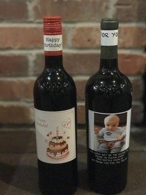 Custom bottle labels!