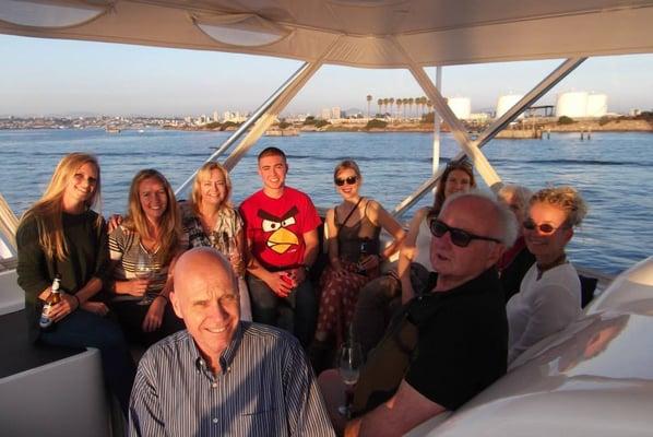 FUN Deutsch Mit Silke Treffen on a student's yacht in San Diego Bay!