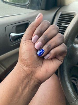 Acyclic Gel nails ( fill in)