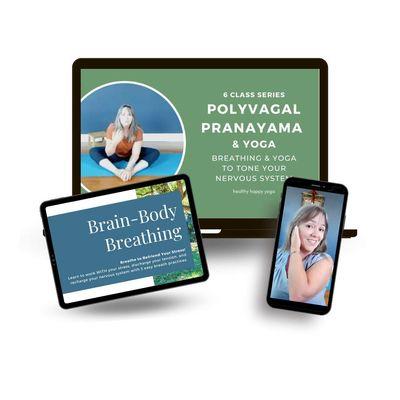 Polyvagal Pranayama & Yoga  on-demand yoga & breathwork course. You'll be mapping the vagus nerve in your body and applying it to your life.