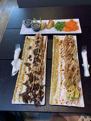 Steak roll and Jessica roll, $20/each