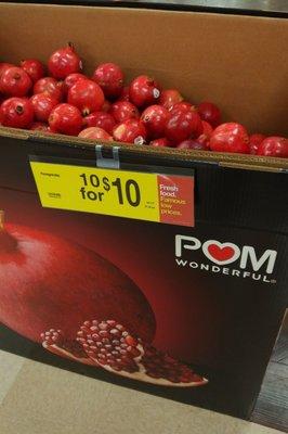 Wow in California I pay $5 for 2 pomegranates!! I'm getting 10