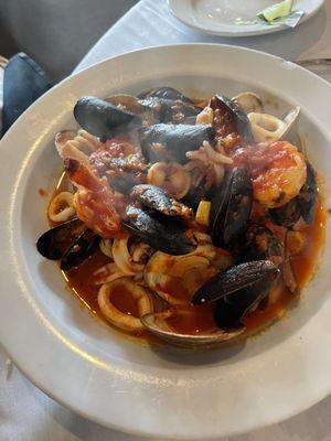 Seafood pasta