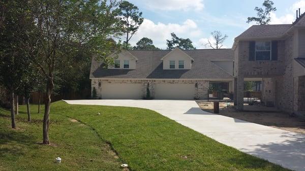 Custom garage and patio