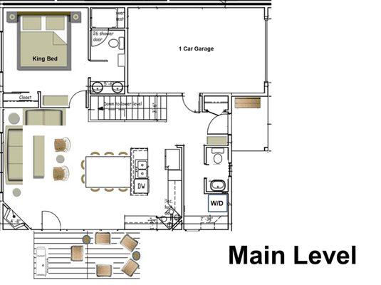 Main Level Floor Plan