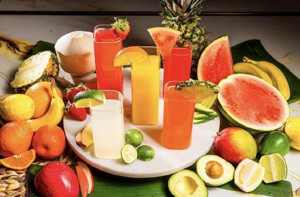 Freshly Squeezed Juice (Orange, Watermelon, Pineapple, Passionfruit, Coconut) 

*Disclaimer: Photo is for reference only*