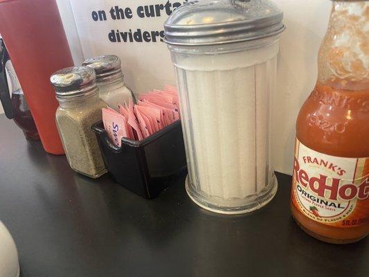 Anywhere that has hot sauce on the table is my kind of place!