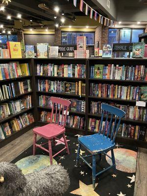 Inside bookstore