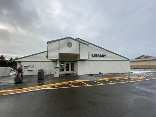 Refreshed library exterior