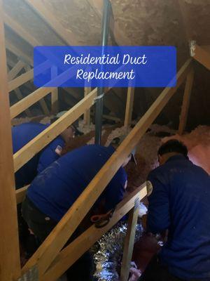 If your ducting is in really bad shape we replace it for a reasonable price.