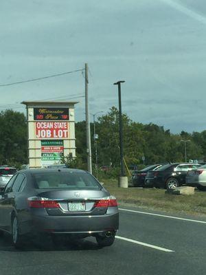 Ocean State Job Lot of Westborough -- 180 Milk Street, Westborough                Sign