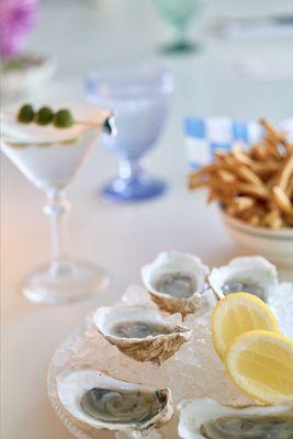 Our own Pipes Cove Oysters served at our diner Nookies