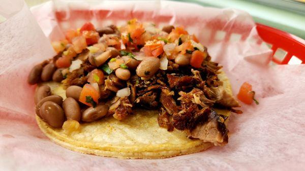 Carnitas taco