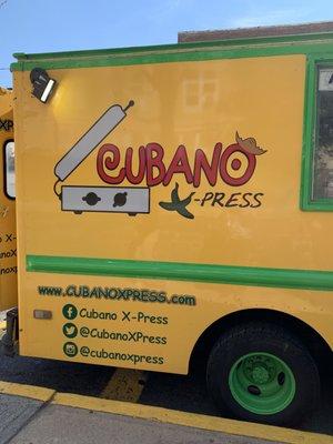 Exterior of the food truck