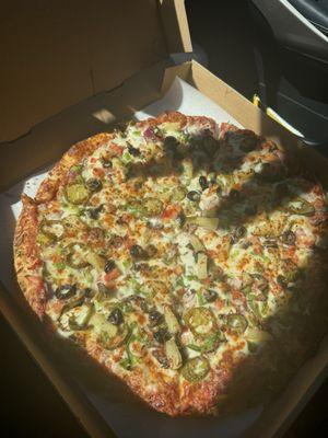 vegetarian pizza