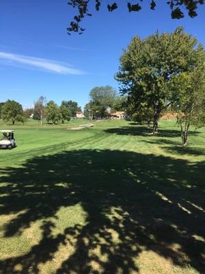 From the fairway on number 10