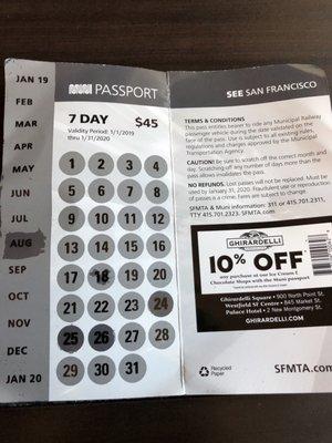 7 day MUNI passport