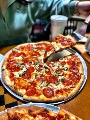 Pepperoni and Mushrooms