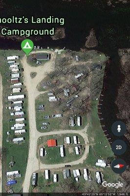 Layout of campground