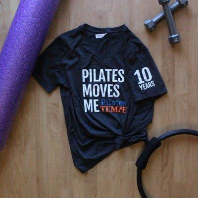 Pilates Tempe T-Shirts are in! New 10th Anniversary edition