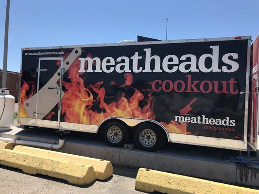 Cookout Trailer serves Mon-Sat while the weather is good