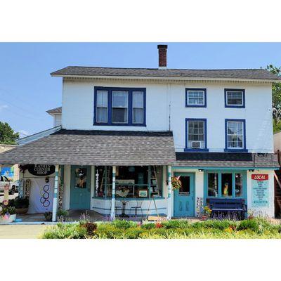 Building is The House of the Four Directions.  The address is 100 SOUTH Main St. on the corner of WEST St. NORTH EAST, MD from mid 1800s