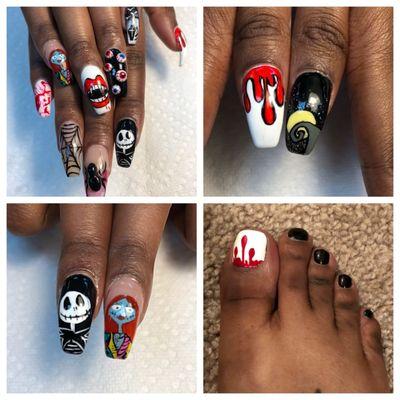 Halloween nails by Melissa