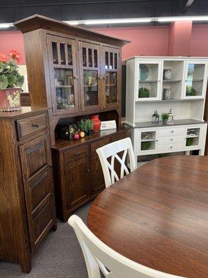 Dining hutch and storage options