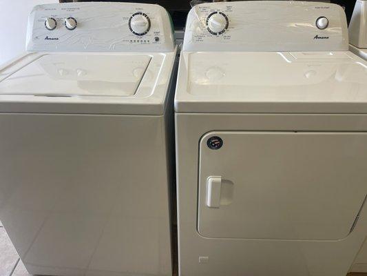 New Amana washer and dryer