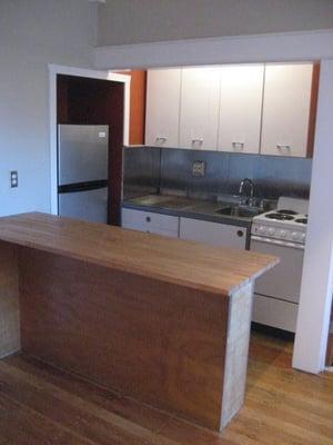 kitchen with island