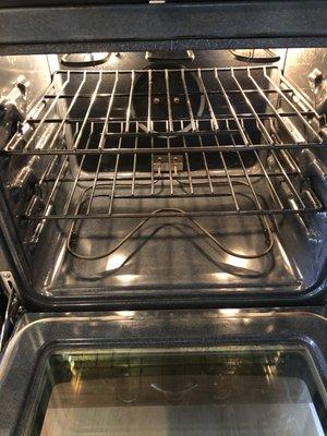 Clean oven