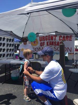 urgent care of kansas festival