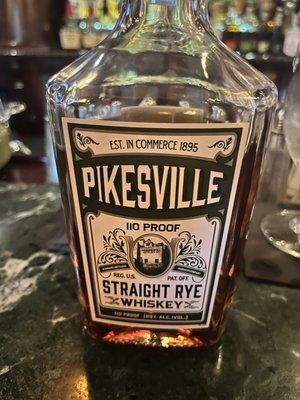 The bartender's favorite bourbon