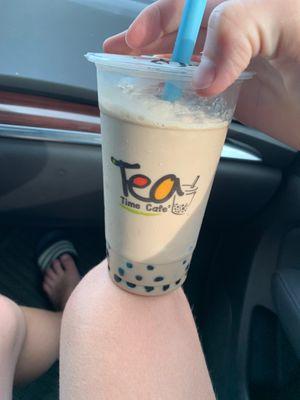 This Okinawa flavor with tapioca pearls