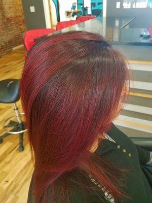 Red color melt.