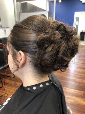 Updo/Formal Style on Very Long, thick hair