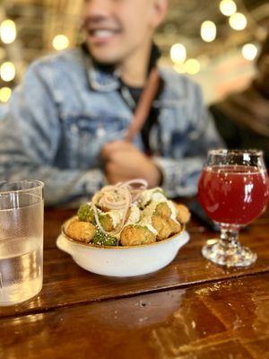 Chilaquiles tater tots