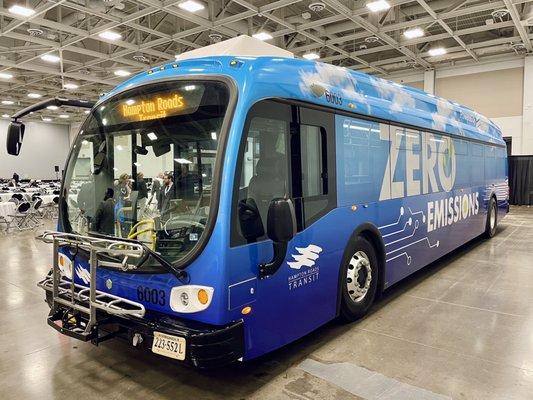 Zero emissions bus