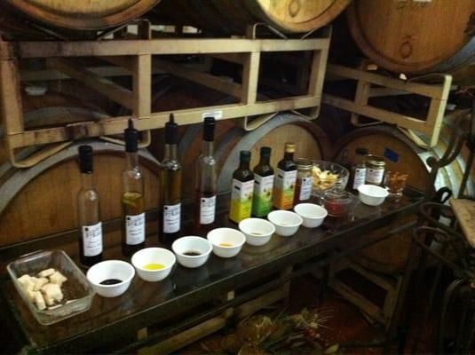 Olive oil tasting at Tanis