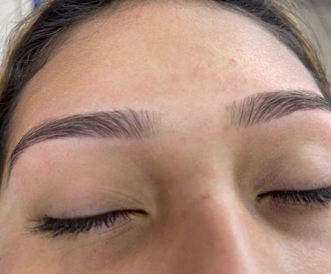 Eyebrow threading