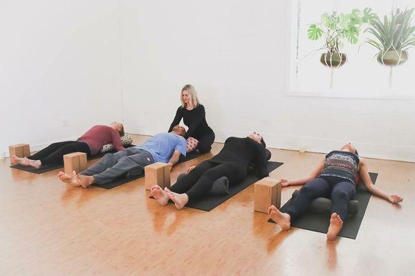 Yomassage™ - restorative yoga + massage = bliss!