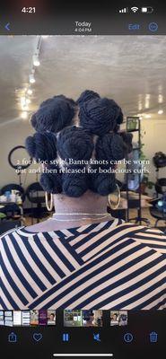 Bantu knots