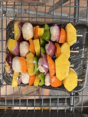 Vegetable kabob's