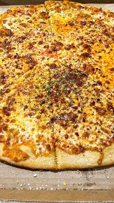 Large cheese pizza