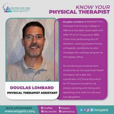 Douglas Lombard, Physical Therapist Assistant