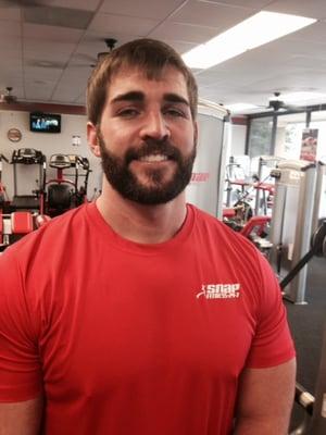 Gage Marks.  Get fit with one of our on-staff personal trainers.