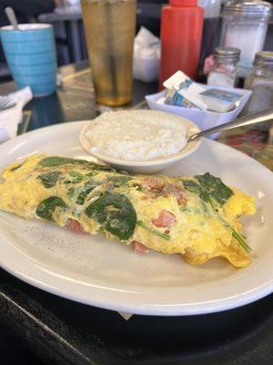 Very good veggie omelette