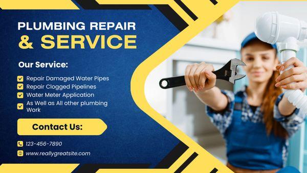 We offer plumbing services