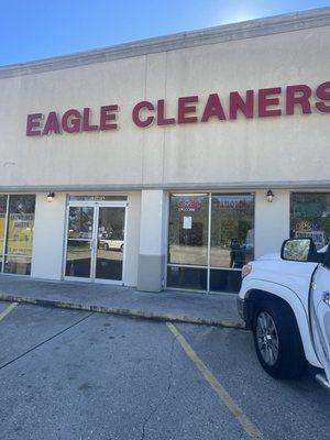 Eagle Dry Cleaners located on George O'Neal